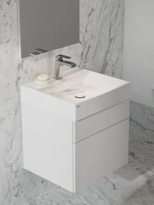 Тумба под раковину без столешницы Ravak Natural SD 50 глянцевая белая