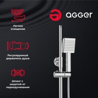 Душевая стойка Agger Brilliant Brilliant A0394400 хром