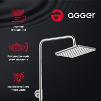Душевая стойка Agger Brilliant Brilliant A0394400 хром