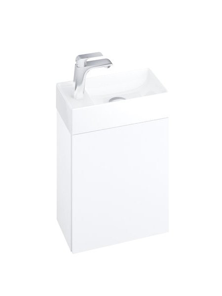 Тумба под раковину без столешницы Ravak Veda SD 40 L/R глянцевая белая