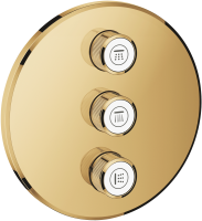 Переключатель потоков Grohe Grohtherm SmartControl 29122GL0, на три потребителя, холодный рассвет