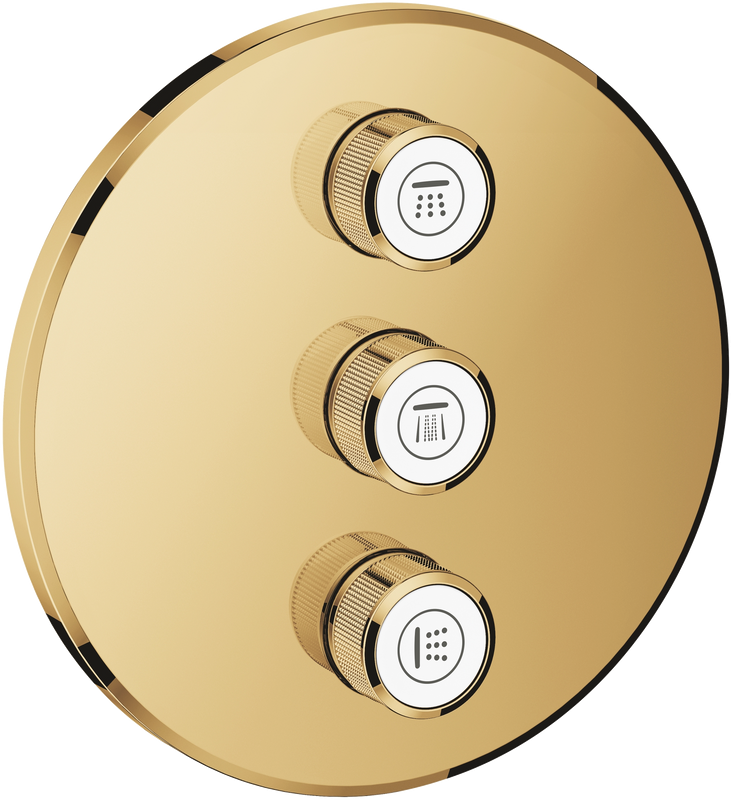 Переключатель потоков Grohe Grohtherm SmartControl 29122GL0, на три потребителя, холодный рассвет