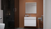 Тумба с раковиной Velvex Pulsus 70 белая