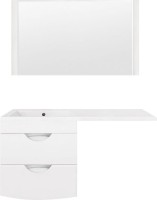 Тумба с раковиной Style Line Жасмин-2 60 Люкс Plus, белая, для стиральной машины L