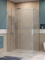 Душевой уголок BelBagno Soft Close-1 AH-1-130/80-C-Cr профиль хром