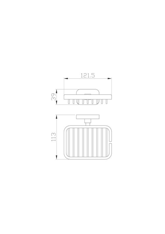 Мыльница Wonzon & Woghand WW-9324 темный графит