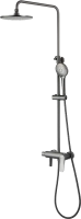Душевая стойка Lemark Bronx LM3762GM графит