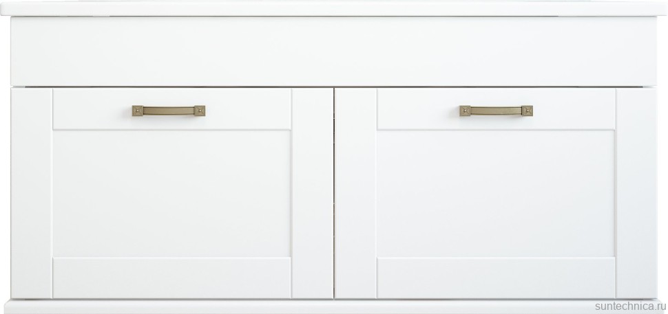 Тумба с раковиной Sanflor Ванесса 95, подвесная, белая