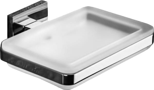 Набор Стакан Colombo Design BasicQ B3702.CR-VAN + Мыльница B3701.CR-VAN