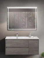 Мебель для ванной комнаты BelBagno Kraft L, 100 cemento grigio