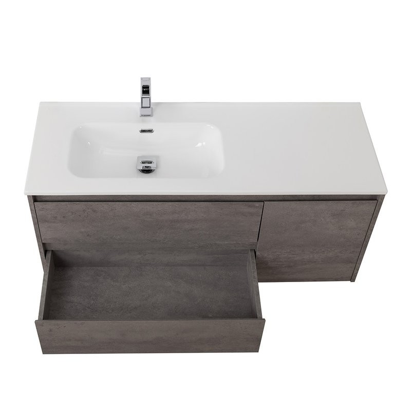 Мебель для ванной комнаты BelBagno Kraft L, 100 cemento grigio