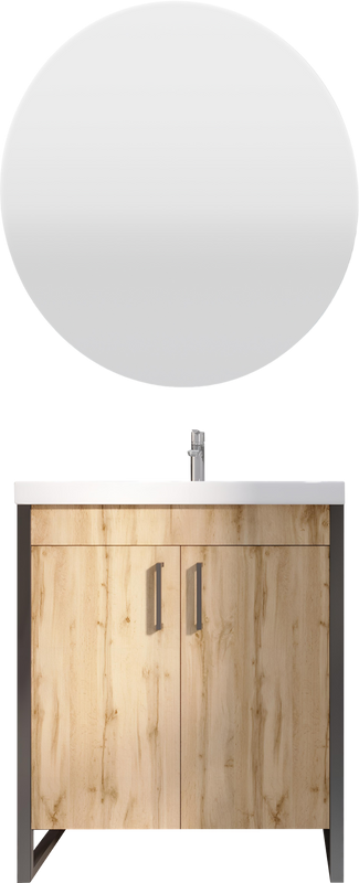 Мебель для ванной комнаты 1MarKa Grunge Loft 70Н дуб вотан