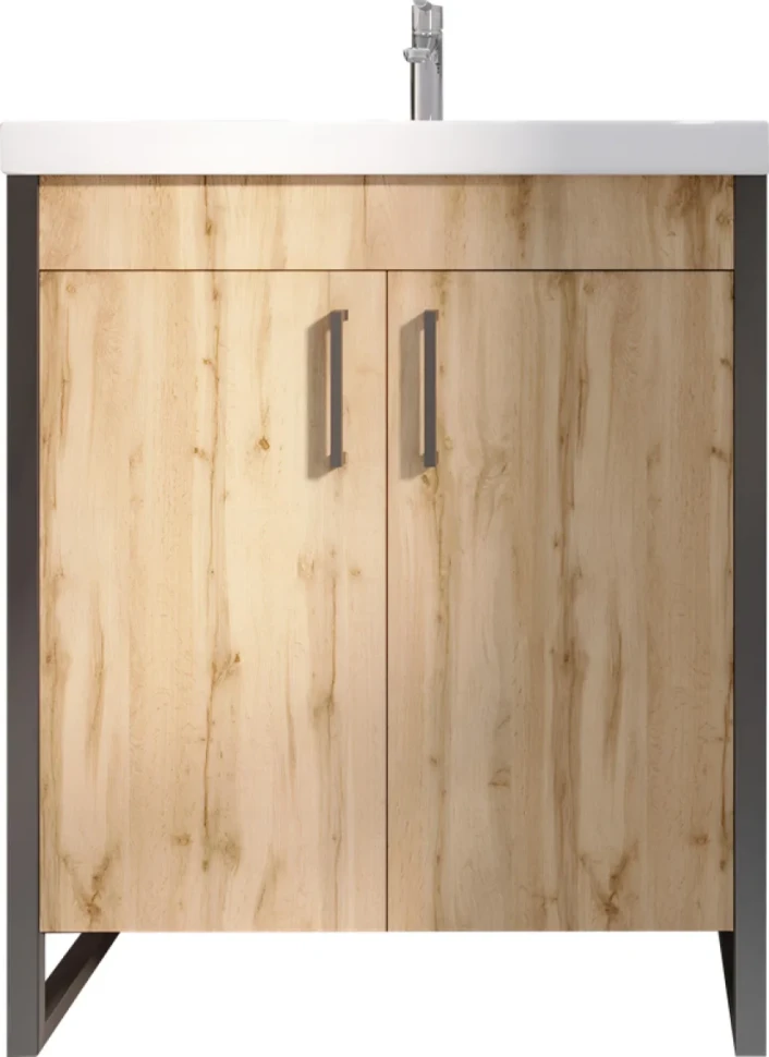 Мебель для ванной комнаты 1MarKa Grunge Loft 70Н дуб вотан