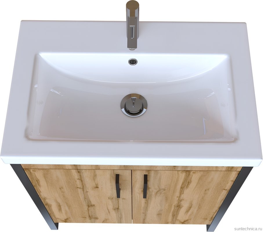 Мебель для ванной комнаты 1MarKa Grunge Loft 70Н дуб вотан