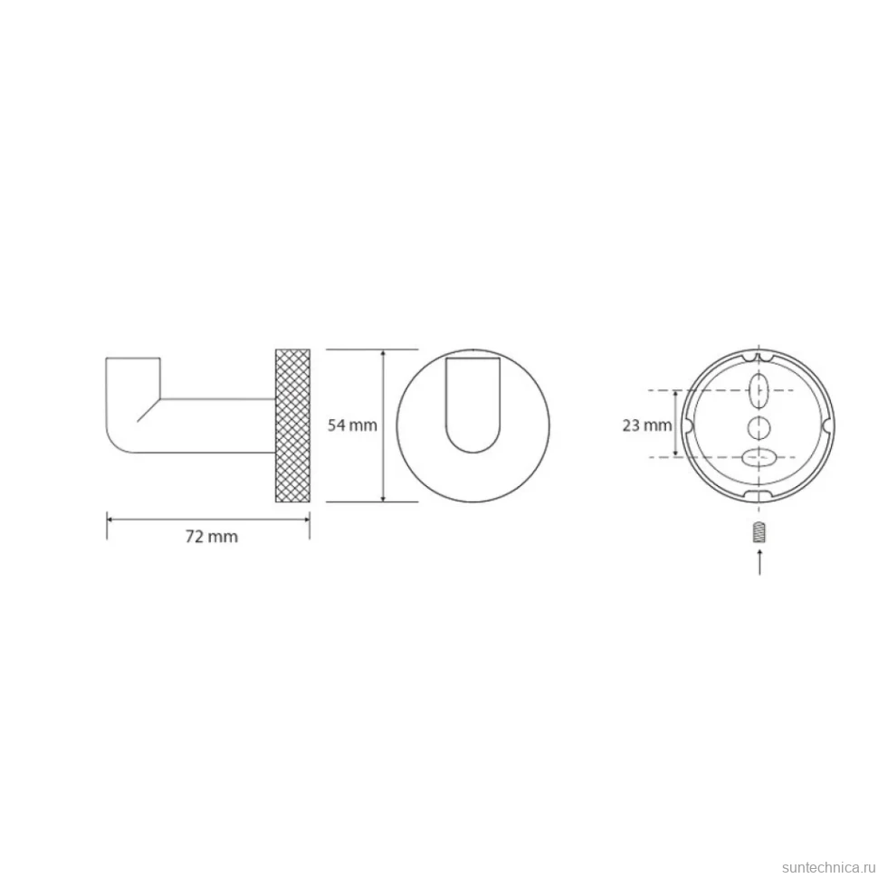 Крючок Bemeta Stella 166206022 серебро