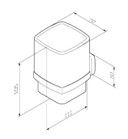 Набор Стакан AM.PM Gem A9034300 + Дозатор A9036900 Набор Стакан AM.PM Gem A9034300 + Дозатор A9036900