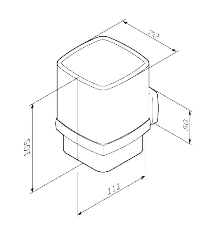 Набор Стакан AM.PM Gem A9034300 + Дозатор A9036900