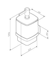 Набор Стакан AM.PM Gem A9034300 + Дозатор A9036900 Набор Стакан AM.PM Gem A9034300 + Дозатор A9036900