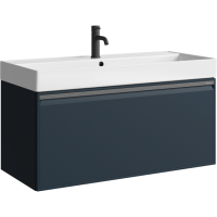 Тумба под раковину без столешницы Aqwella Pure 100 серая