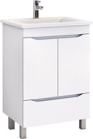 Тумба под раковину Vigo Grani 60 напольная, 2 дверцы, 1 ящик, белая