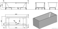 Акриловая ванна Kolpa San Elektra 5024-01 180x80