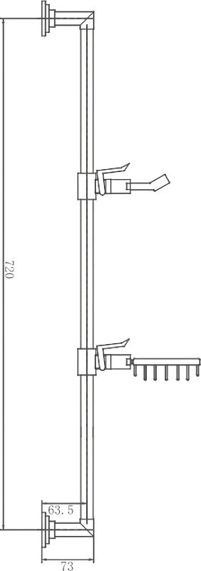 Душевая штанга Haiba HB8009
