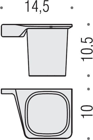 Набор Стакан Colombo Design Alize B2502 DX + Дозатор B9330 DX