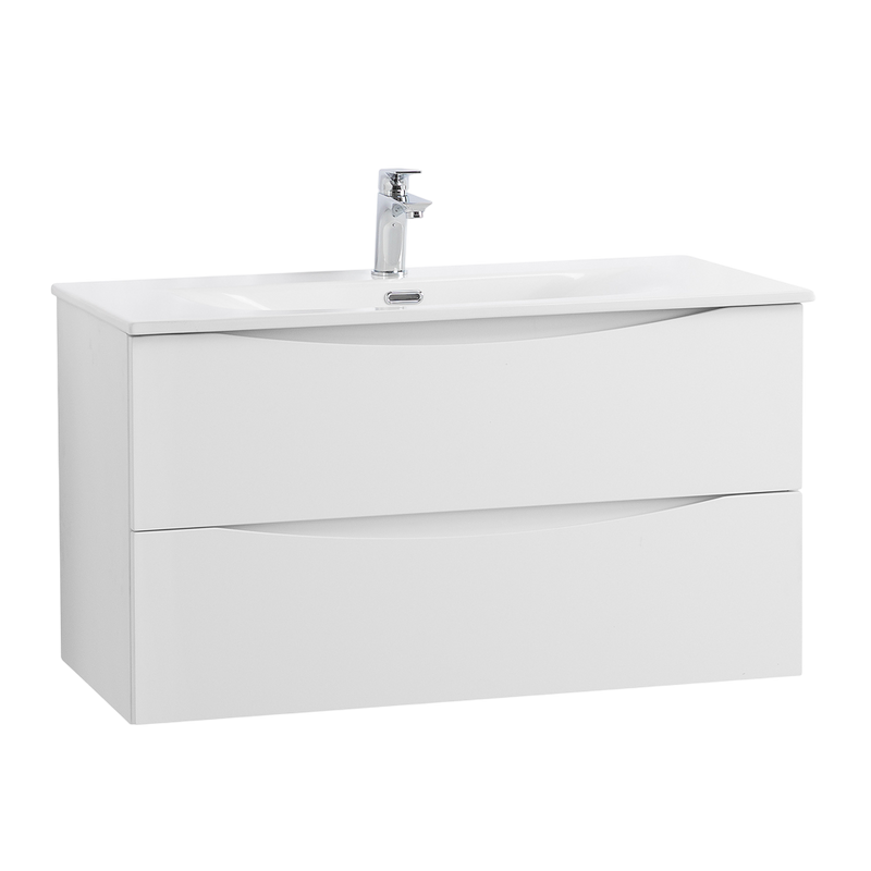 Тумба под раковину BelBagno Marino-cer-n 90 подвесная, bianco opaco