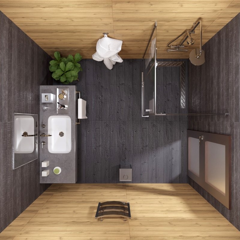 Душевой уголок Triton Терра Хром 120х80 см, профиль хром глянец, стекло прозрачное