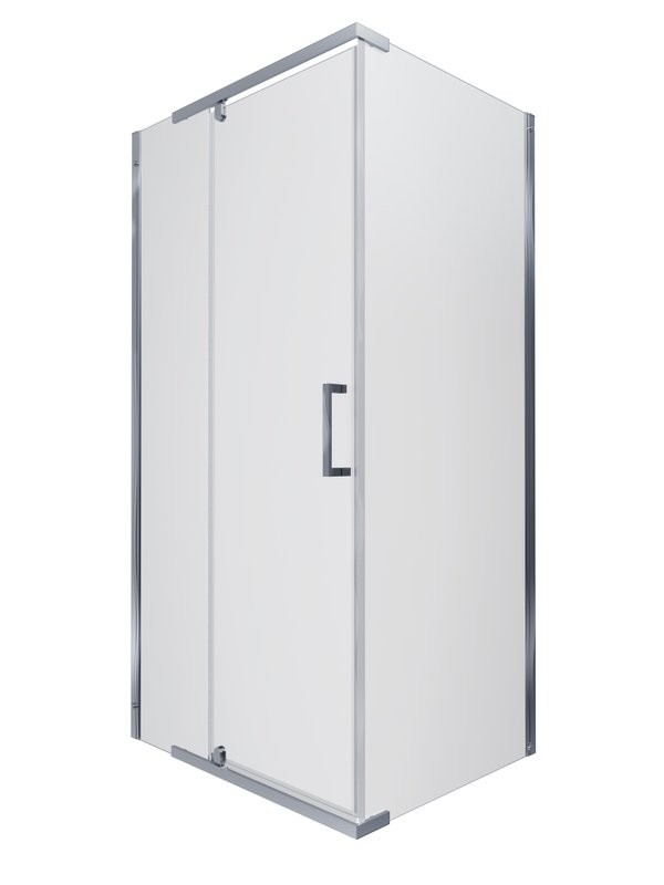 Душевой уголок Triton Терра Хром 120х80 см, профиль хром глянец, стекло прозрачное