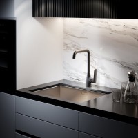 Смеситель для кухни ESKO Lagos Black LG06B черный