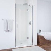 Душевая дверь в нишу Vegas Glass AFP TUR NOVO h1890 100 08 01 R профиль глянцевый хром, стекло прозрачное