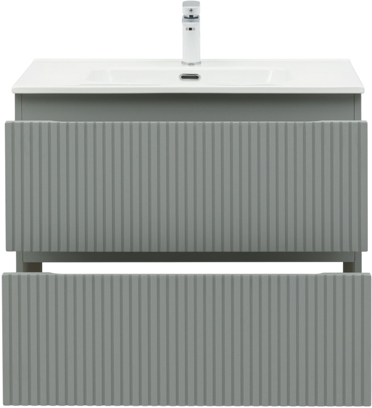 Тумба под раковину без столешницы Aquanet Джейн (Flat) 80 подвесная, мисти грин