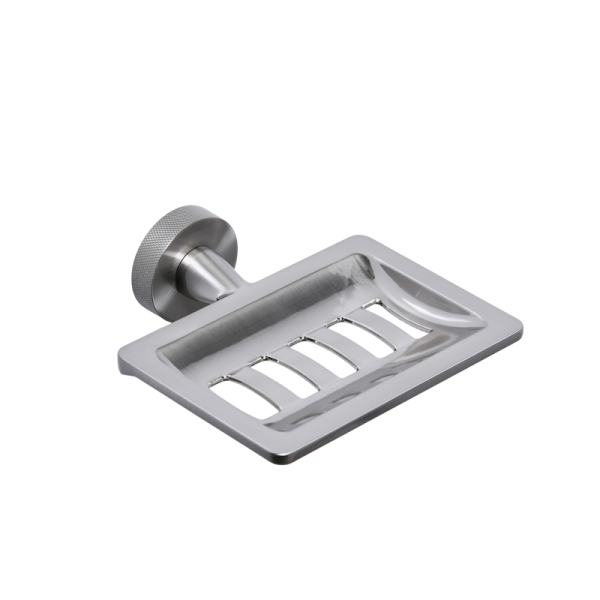 Мыльница Wasserkraft Tauber 64469 настенная, металлическая, цвет никель