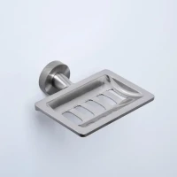 Мыльница Wasserkraft Tauber 64469 настенная, металлическая, цвет никель