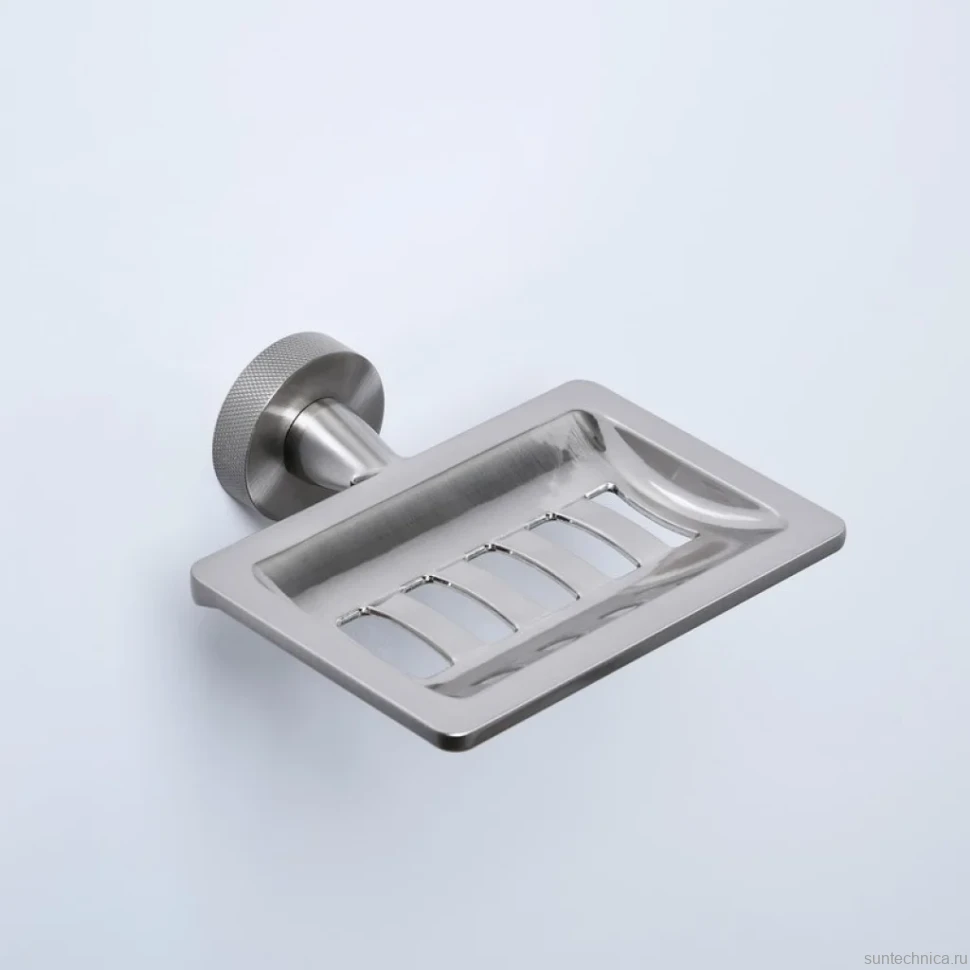 Мыльница Wasserkraft Tauber 64469 настенная, металлическая, цвет никель