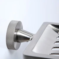 Мыльница Wasserkraft Tauber 64469 настенная, металлическая, цвет никель