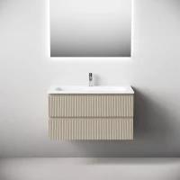 Тумба под раковину Sancos подвесная Snob T 90 Beige Soft SNT90CE