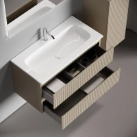Тумба под раковину Sancos подвесная Snob T 90 Beige Soft SNT90CE
