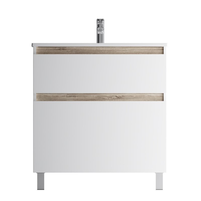 Тумба под раковину без столешницы AM.PM X-Joy 80, напольная, белый глянец