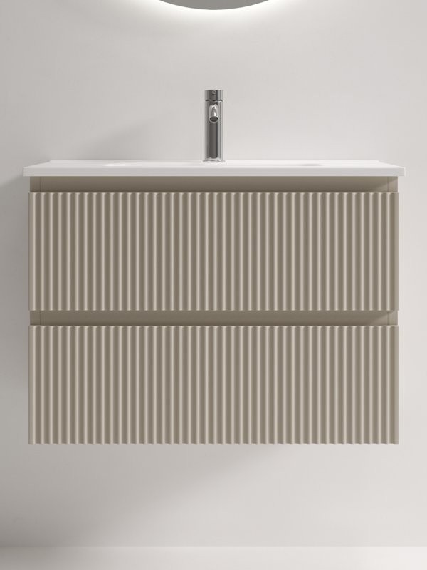 Тумба с раковиной Sancos Snob R 70 Beige Soft, раковина CN7029