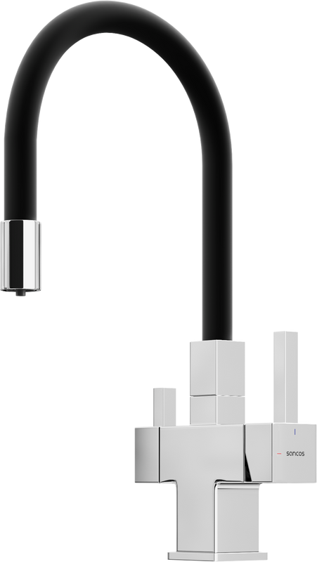 Смеситель для кухни Sancos Arno SC4005CH с гибким изливом, хром