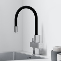 Смеситель для кухни Sancos Arno SC4005CH с гибким изливом, хром