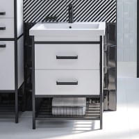Тумба с раковиной Sanflor Норд 60 с раковиной Como 60