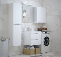 Шкаф-пенал для ванной Corozo Алиот 35 подвесной