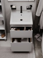 Тумба напольная SanStar Riana 50 Без раковины для ванной комнаты, Грей