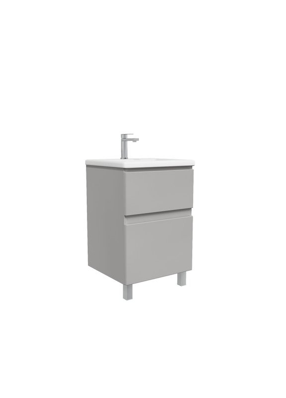 Тумба напольная SanStar Riana 50 Без раковины для ванной комнаты, Грей