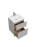 Тумба напольная SanStar Riana 50 Без раковины для ванной комнаты, Грей