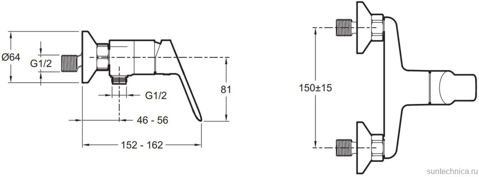 Душевой комплект Jacob Delafon E20847-CP + HFDB91100