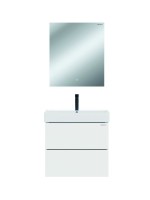 Тумба для ванной комнаты Onika Эсквана 65 подвесная, белая (под раковину Вилис 65)